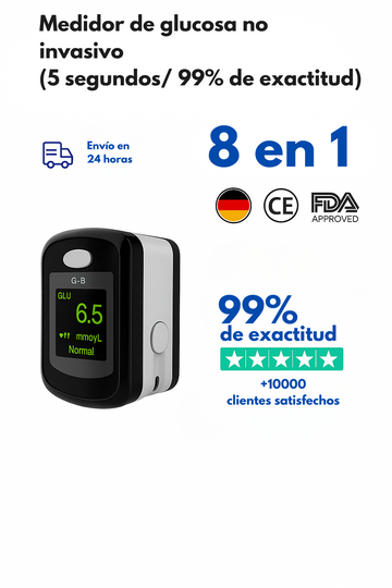 Monitor glucosa sin pinchazos GlucoSmart